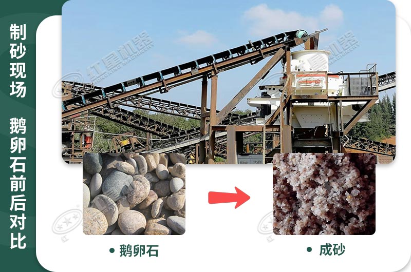 制砂現(xiàn)場實拍
